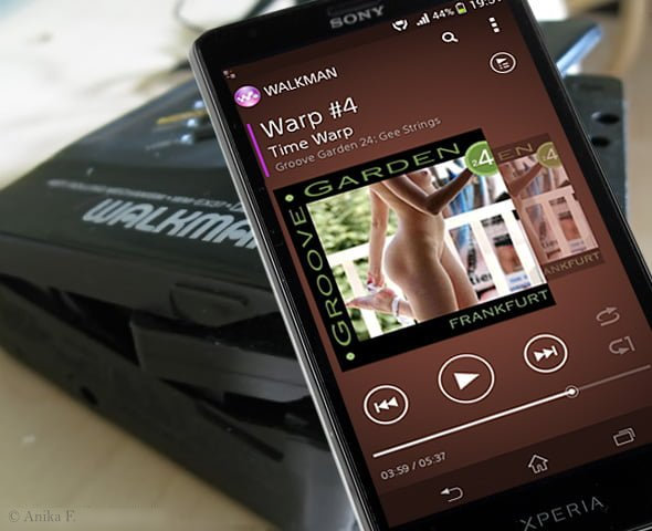 Sonys Xperia mit der Walkman-App