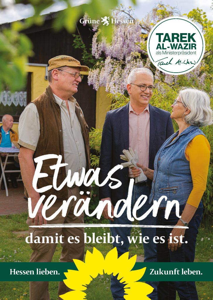 Hessenwahl Plakat der Grünen